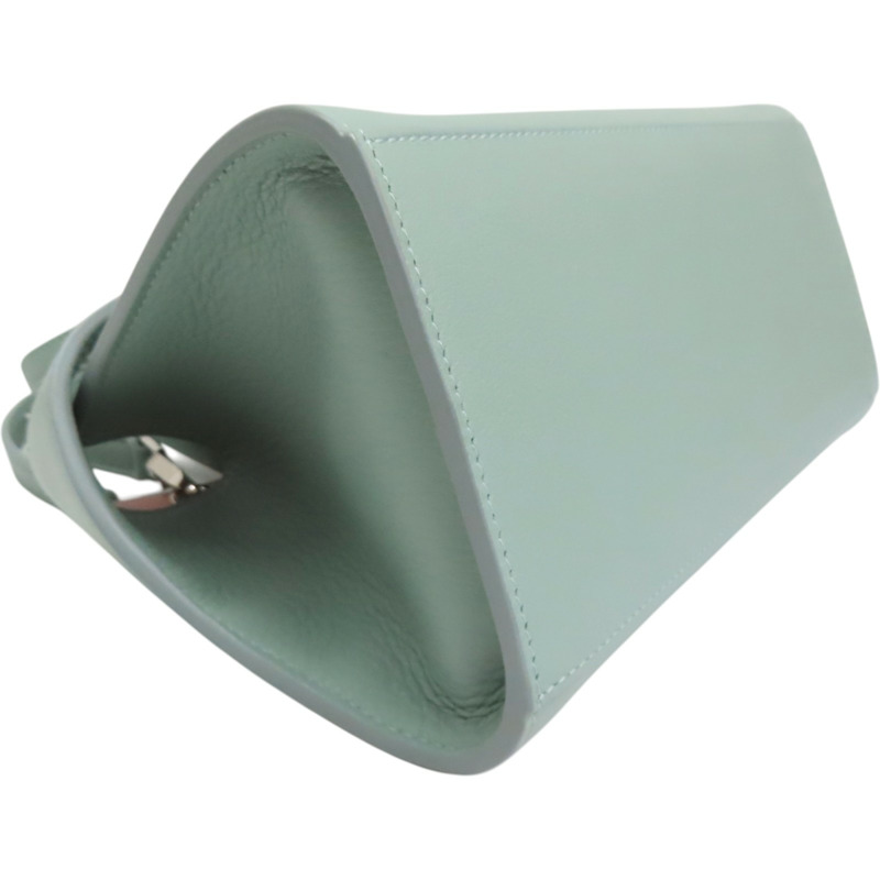 綠色  牛皮 HUG Mini 肩背包【Salvatore Ferragamo 費拉格慕】 215975-12