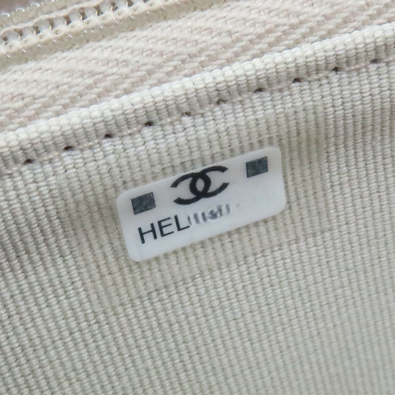 白灰色 菱格紋 荔枝牛皮 拉鍊 卡片零錢包-7