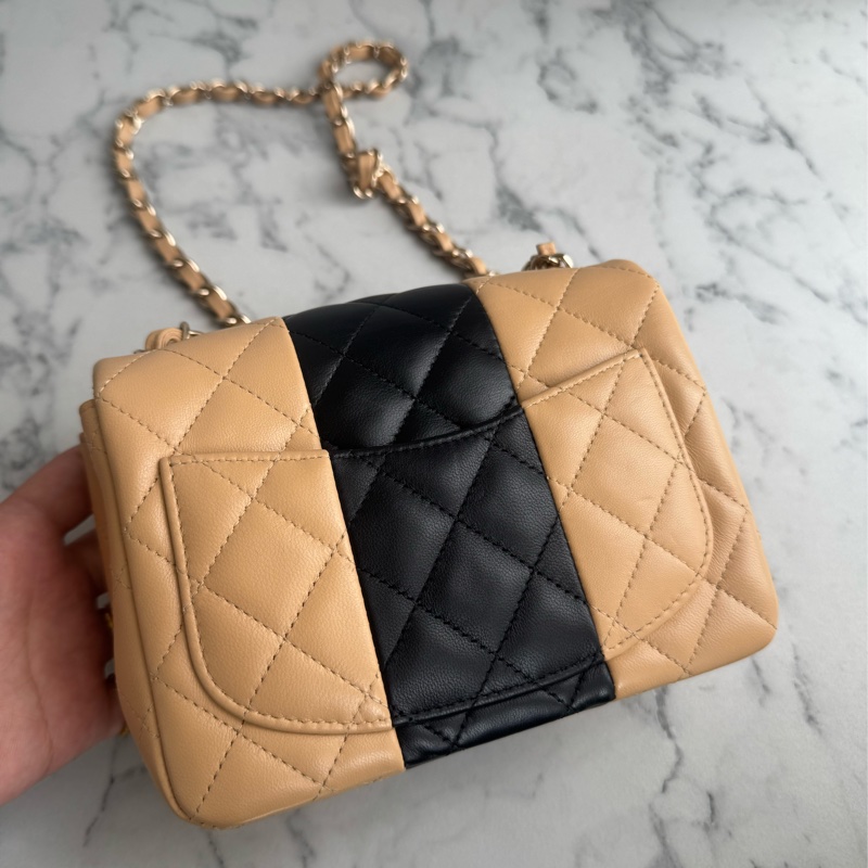 chanel奶茶/黑菱格方胖 最可愛的尺寸-5