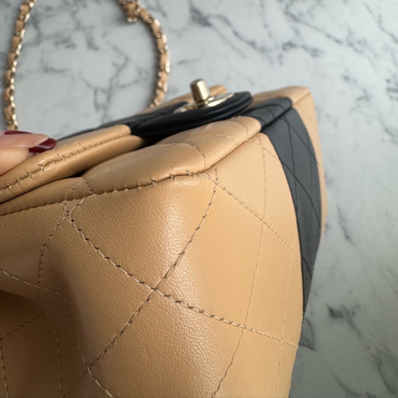 chanel奶茶/黑菱格方胖 最可愛的尺寸-9
