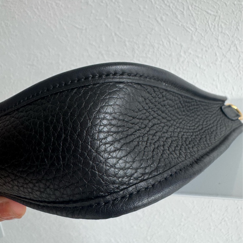 Hermes黑色金釦mini evelyne 經典❤️‍🔥❤️‍🔥-7