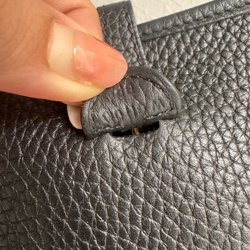 Hermes黑色金釦mini evelyne 經典❤️‍🔥❤️‍🔥-8