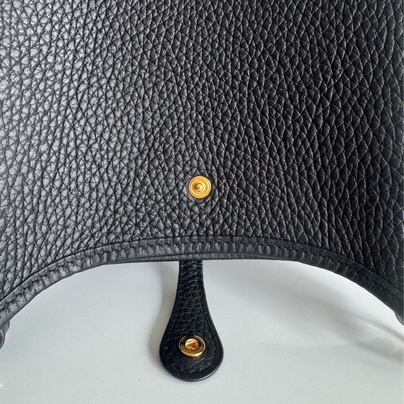 Hermes黑色金釦mini evelyne 經典❤️‍🔥❤️‍🔥-9