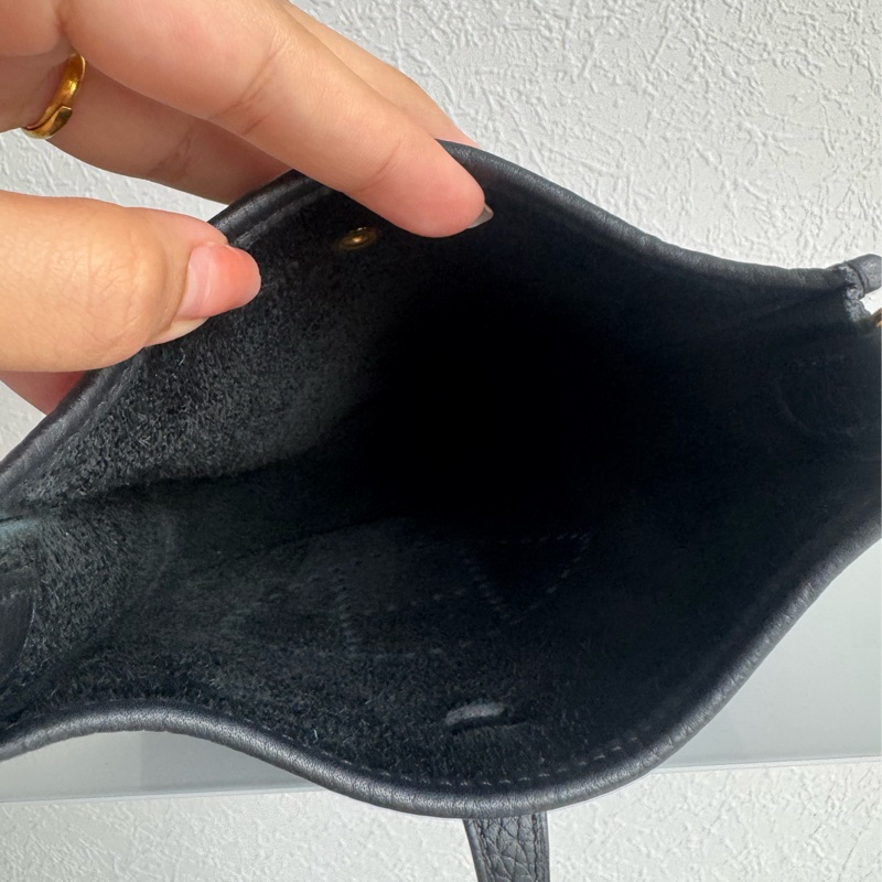 Hermes黑色金釦mini evelyne 經典❤️‍🔥❤️‍🔥-17