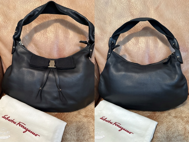 未使用 經典Salvatore Ferragamo肩背包-0