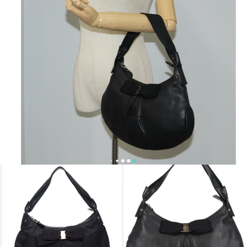 未使用 經典Salvatore Ferragamo肩背包-4