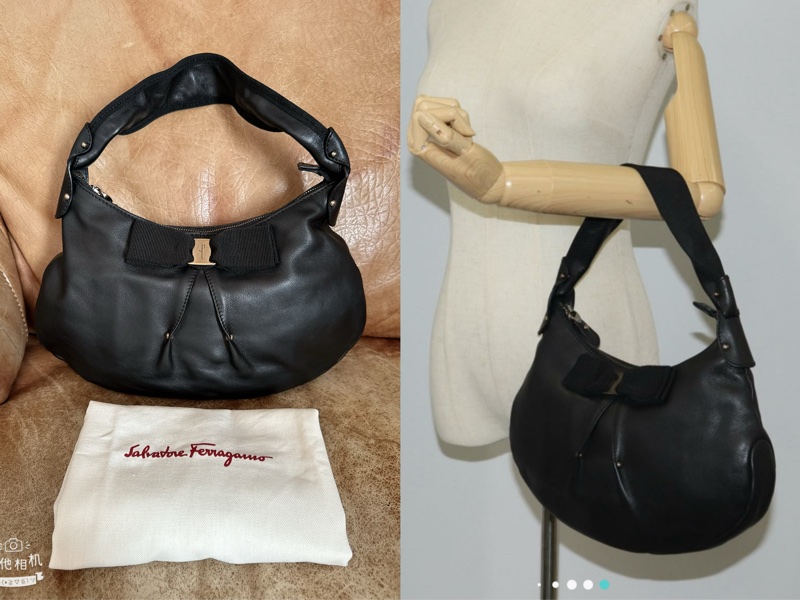 未使用 經典Salvatore Ferragamo肩背包-56