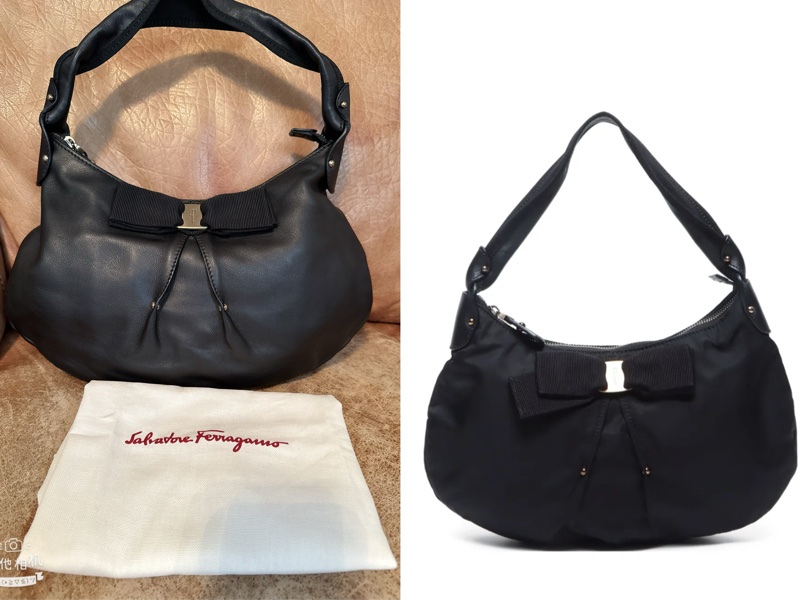 未使用 經典Salvatore Ferragamo肩背包-58