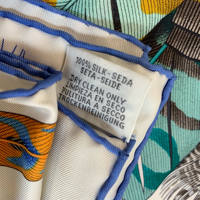 閒置新💚Hermes Plumes En Fete Scarf-3