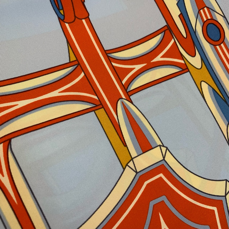 閒置新✨Hermes 法厄同之輪方巾-4