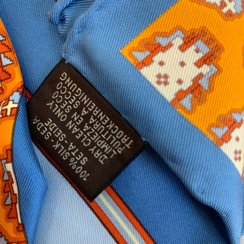 閒置新✨Hermes 法厄同之輪方巾-5