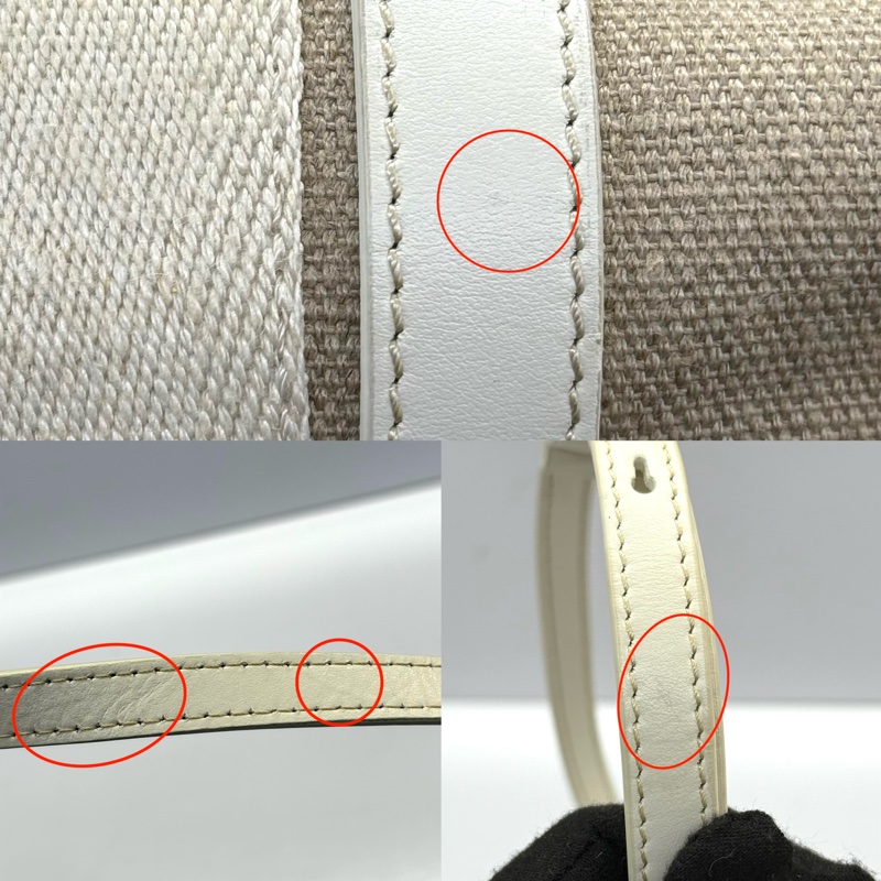 CHLOE 帆布刺繡WOODY SMALL手提斜背2way包-7