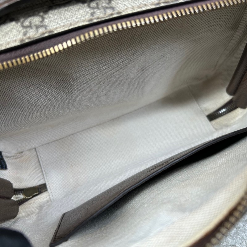 Gucci古馳經典雙G ophidia老花相機包 經典老花圖案 紅綠織帶裝飾 金色五金 可單肩可斜挎可手提 多種背法隨意切換 凹造型拍照很出片 包型正 容量實用 日常通勤百搭-11