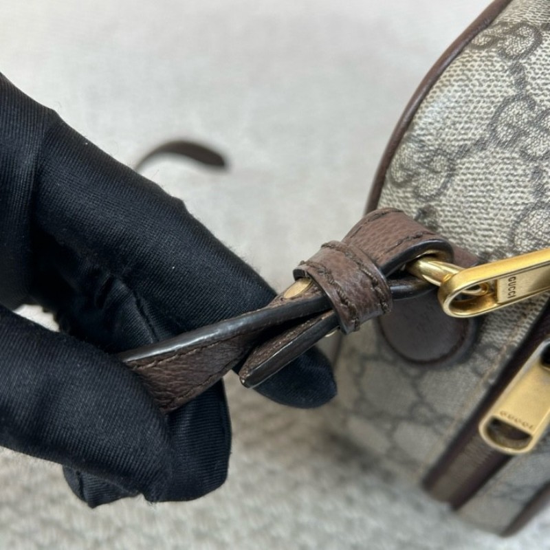 Gucci古馳經典雙G ophidia老花相機包 經典老花圖案 紅綠織帶裝飾 金色五金 可單肩可斜挎可手提 多種背法隨意切換 凹造型拍照很出片 包型正 容量實用 日常通勤百搭-14