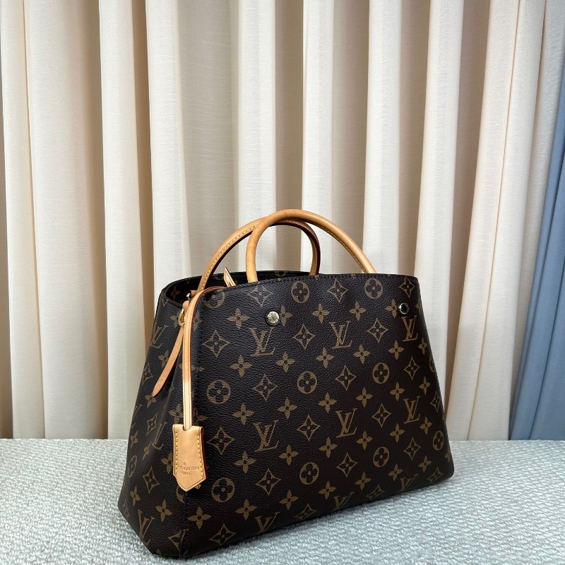 nj wll LV路易威登Montaigne經典老花蒙田手提單肩包 容量大 實用性強 百搭神器 單肩手提斜挎都可 可鹽可甜-2