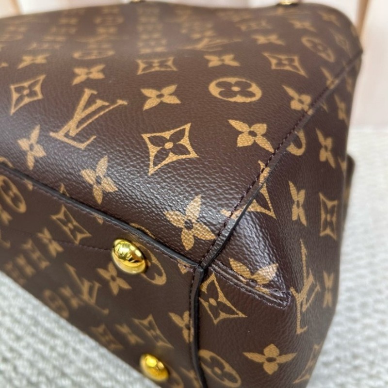 nj wll LV路易威登Montaigne經典老花蒙田手提單肩包 容量大 實用性強 百搭神器 單肩手提斜挎都可 可鹽可甜-9