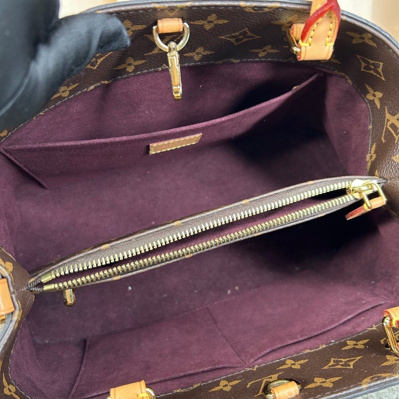 nj wll LV路易威登Montaigne經典老花蒙田手提單肩包 容量大 實用性強 百搭神器 單肩手提斜挎都可 可鹽可甜-13