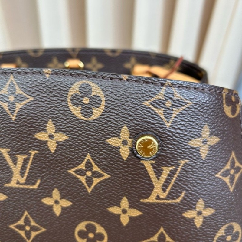 nj wll LV路易威登Montaigne經典老花蒙田手提單肩包 容量大 實用性強 百搭神器 單肩手提斜挎都可 可鹽可甜-20