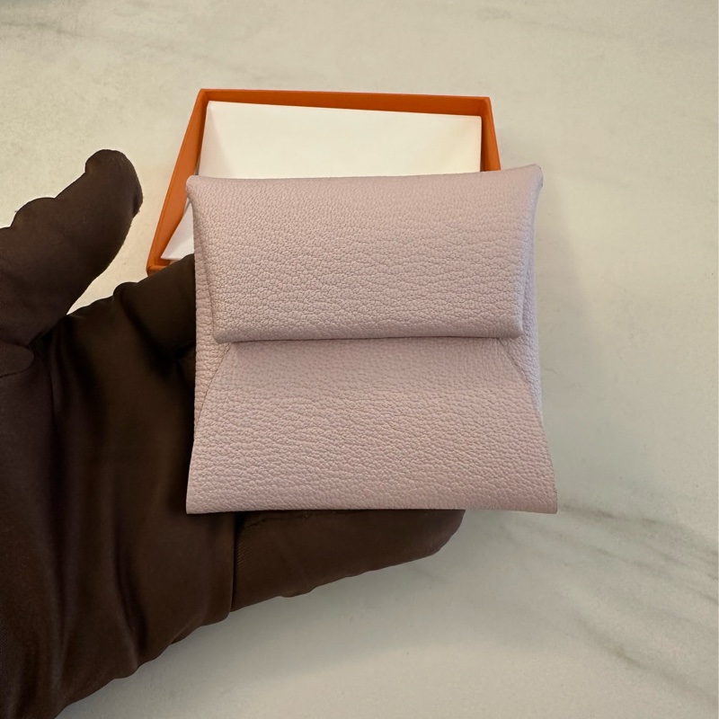 Hermes Bastia 粉色零錢包-1