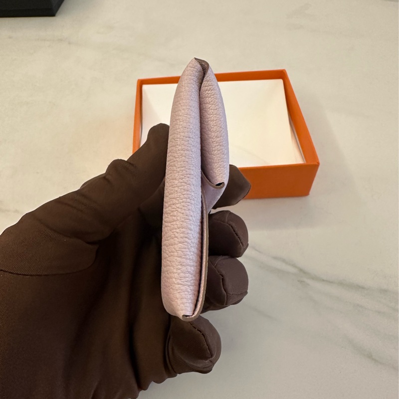 Hermes Bastia 粉色零錢包-3