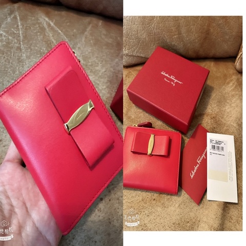 未使用Salvatore Ferragamo（短卡夾原價15900元）