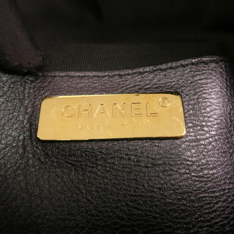 CHANEL 牛皮皮革Waist Bag金扣鏈帶腰包-5