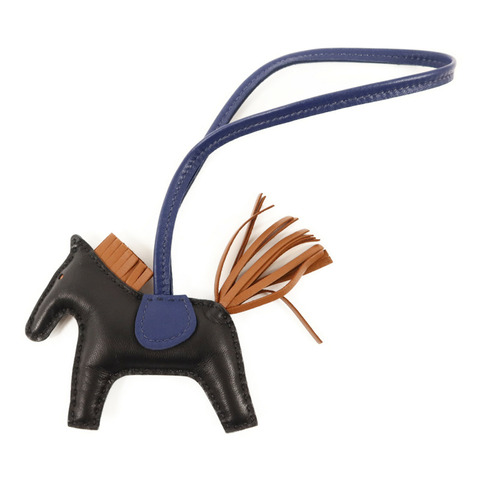 HERMES Milo皮革Rodeo PM掛飾