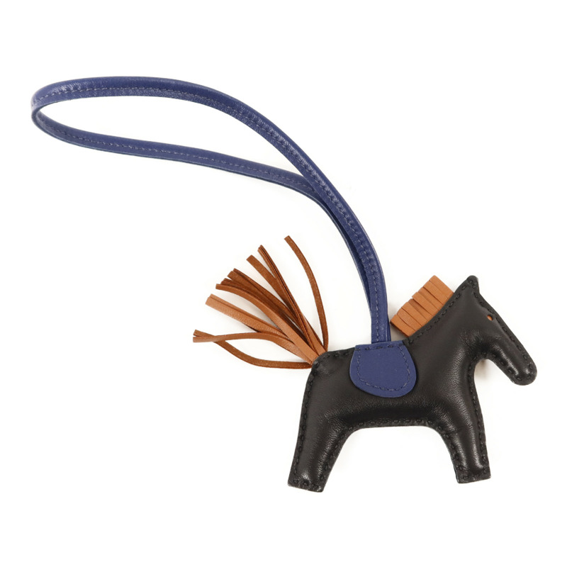 HERMES Milo皮革Rodeo PM掛飾-1