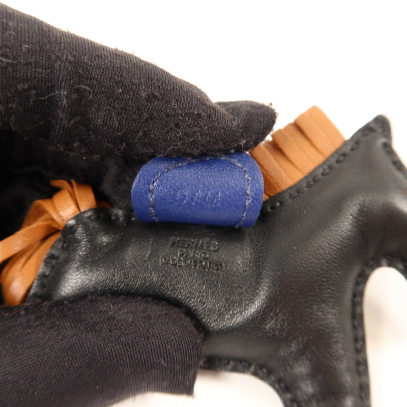 HERMES Milo皮革Rodeo PM掛飾-5