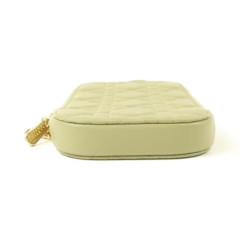 Dior 羊皮皮革Lady Dior Call'in Dior Phone Holder金扣手機手挽袋-3