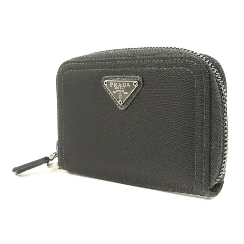 PRADA 尼龍Card Case With Strap銀扣卡片套-2
