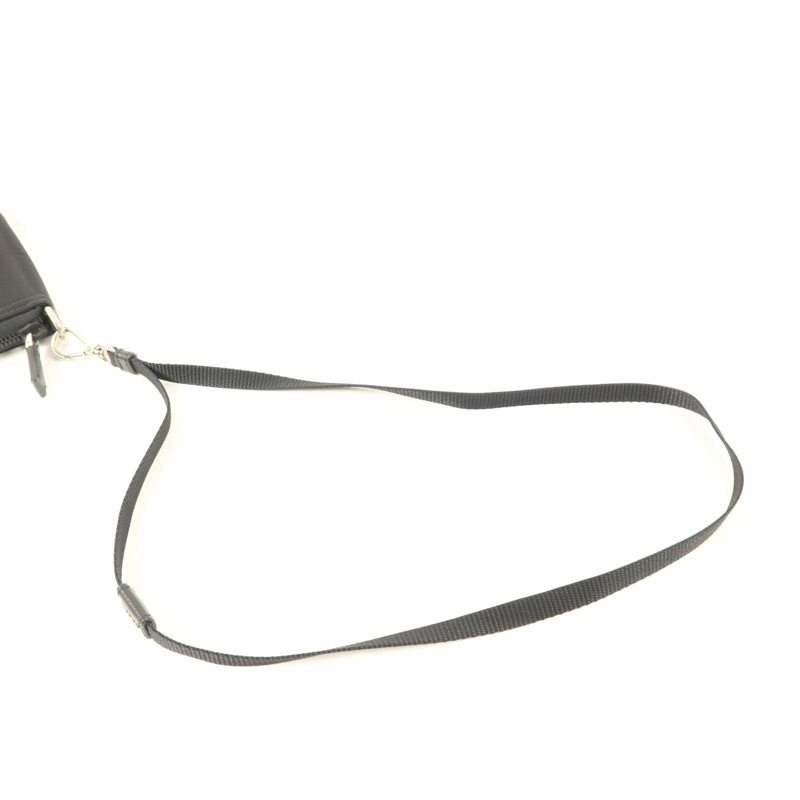 PRADA 尼龍Card Case With Strap銀扣卡片套-7