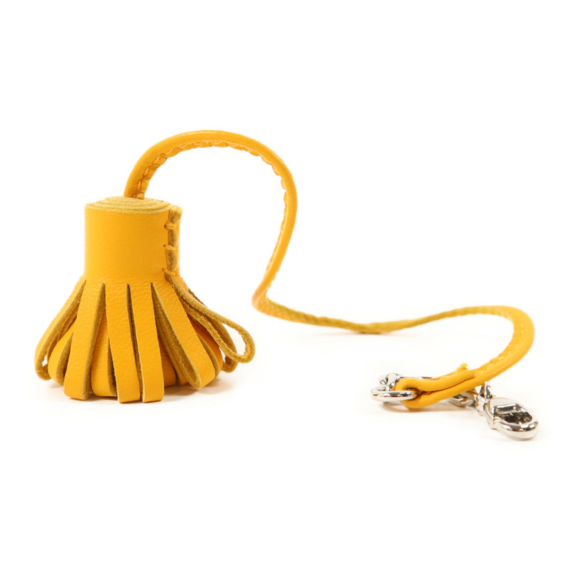 HERMES Milo皮革Carmencita Pagemarker銀扣書籤-4