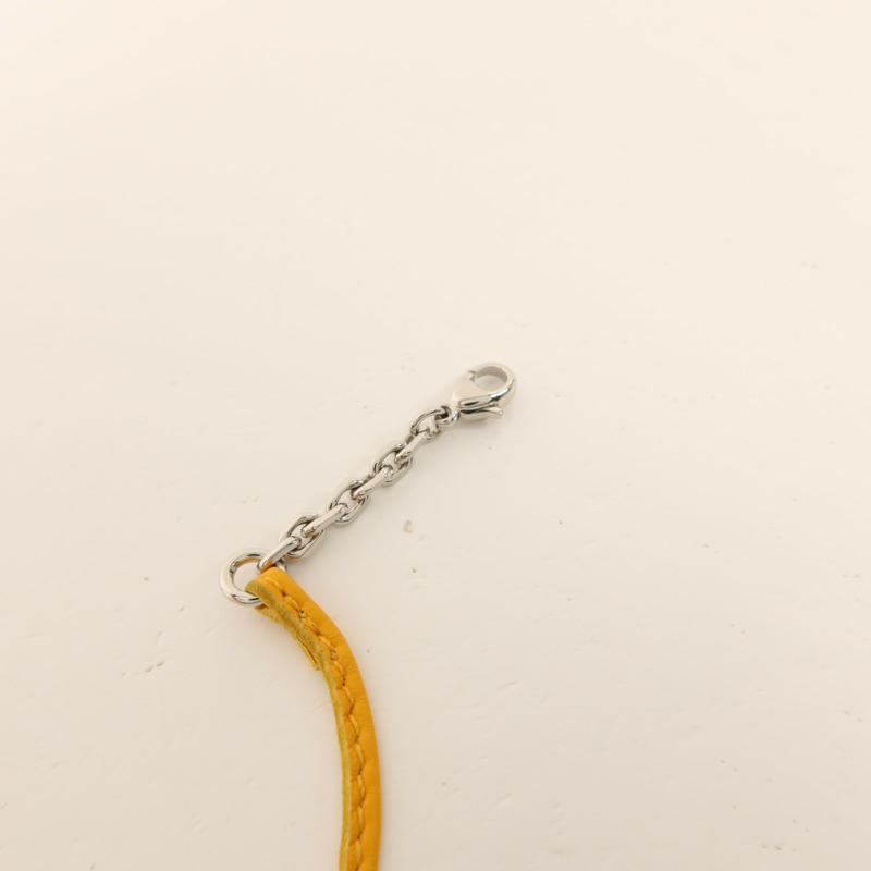 HERMES Milo皮革Carmencita Pagemarker銀扣書籤-5