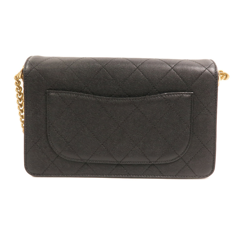 CHANEL 牛皮皮革/麂皮皮革Lady Coco Flap Quilted Bag金扣鏈帶肩背袋-1