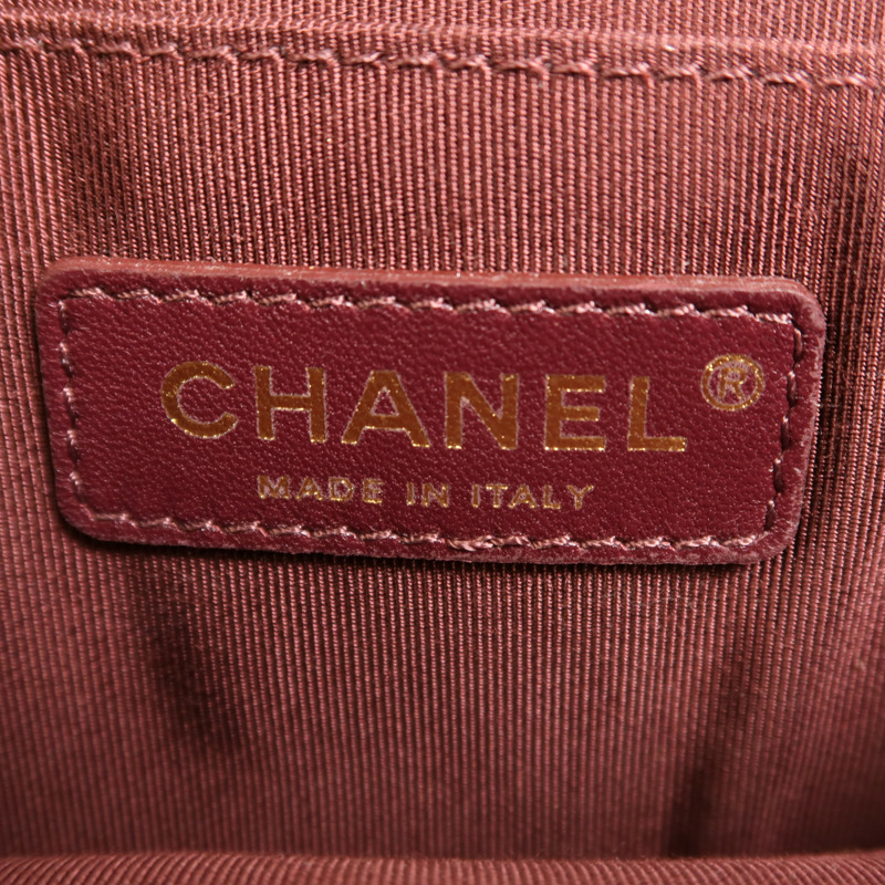 CHANEL 牛皮皮革/麂皮皮革Lady Coco Flap Quilted Bag金扣鏈帶肩背袋-5