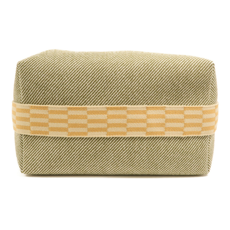 HERMES 【Hermes Fair】帆布Bride a Brac銀扣手挽袋-3