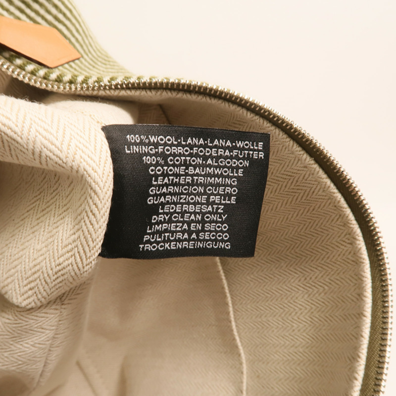 HERMES 【Hermes Fair】帆布Bride a Brac銀扣手挽袋-5