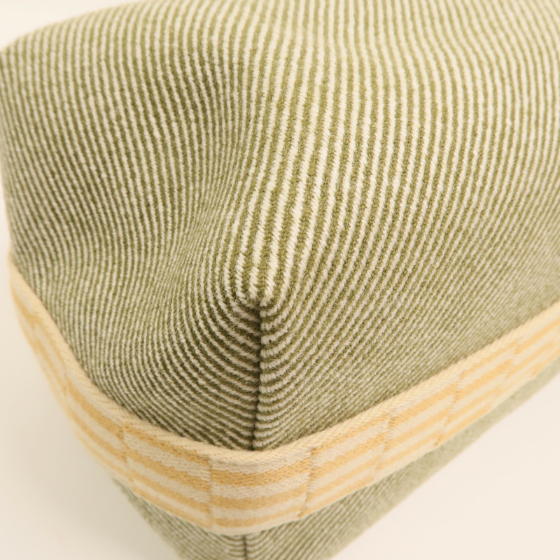 HERMES 【Hermes Fair】帆布Bride a Brac銀扣手挽袋-10