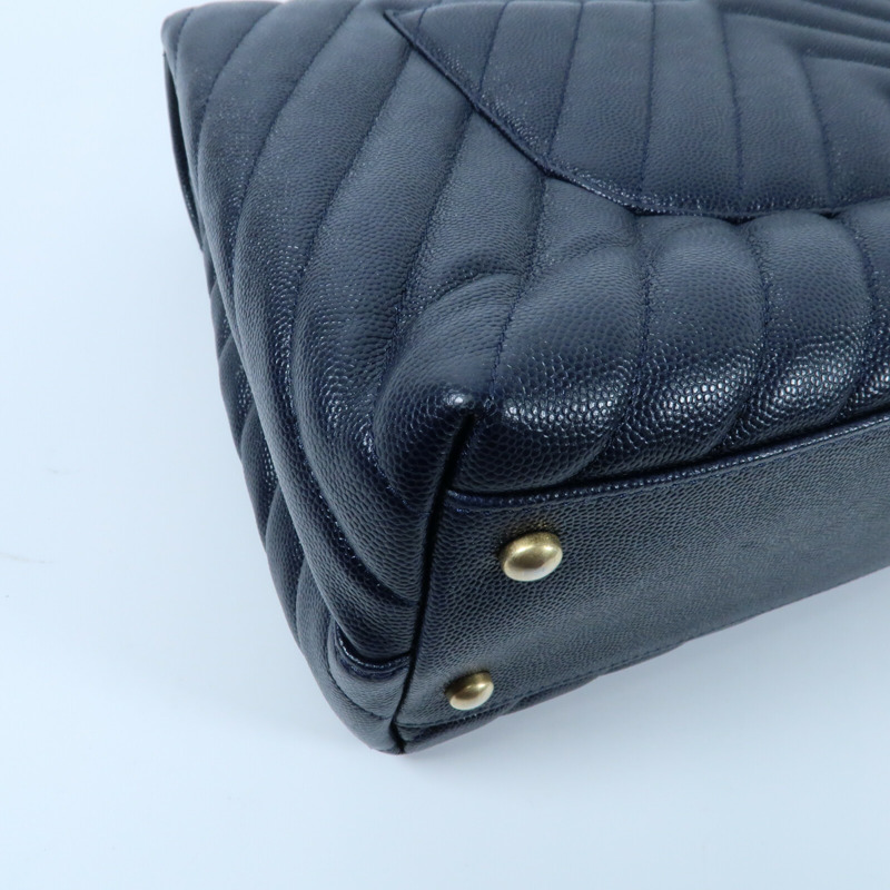 CHANEL 牛皮皮革Coco Handle Small金扣鏈帶手挽肩背兩用袋-6