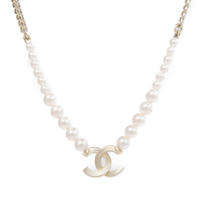 CHANEL 金屬Necklace項鍊-1