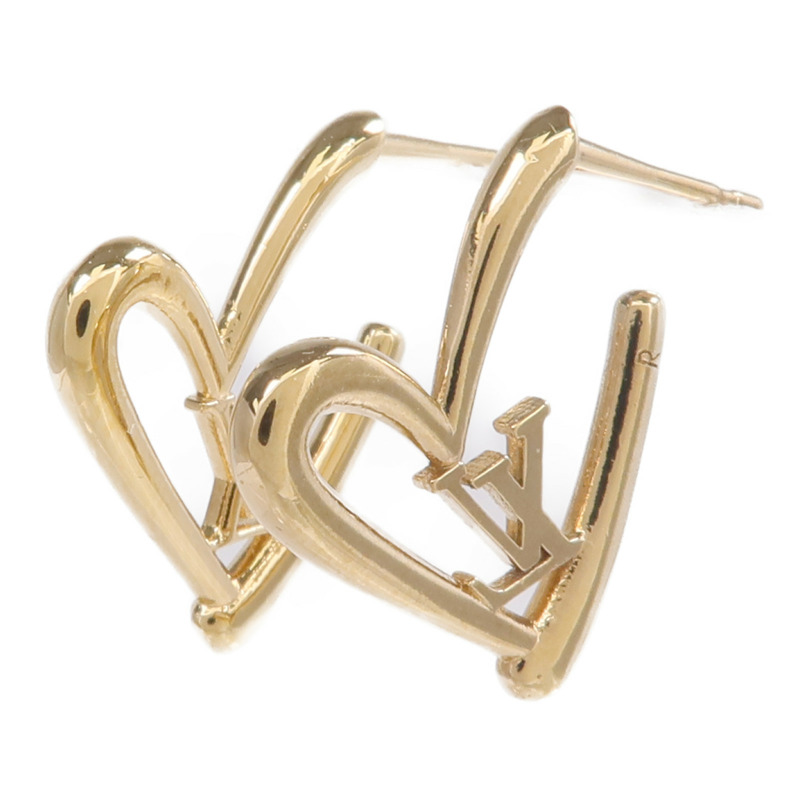LOUIS VUITTON 金屬Fall In Love PM耳環-1