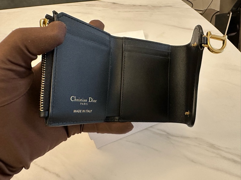 Dior Saddle Lotus Wallet 三折短夾-2
