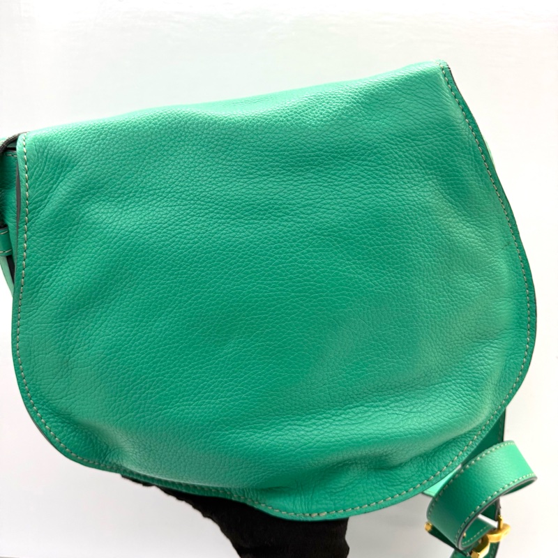 CHLOE 綠色牛皮MARCIE斜背包-1