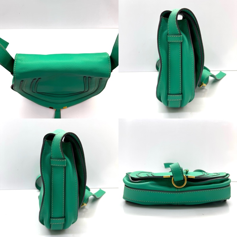 CHLOE 綠色牛皮MARCIE斜背包-3