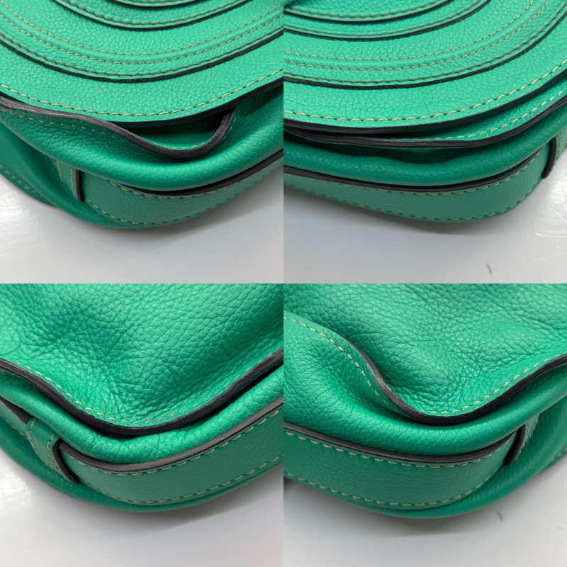 CHLOE 綠色牛皮MARCIE斜背包-4