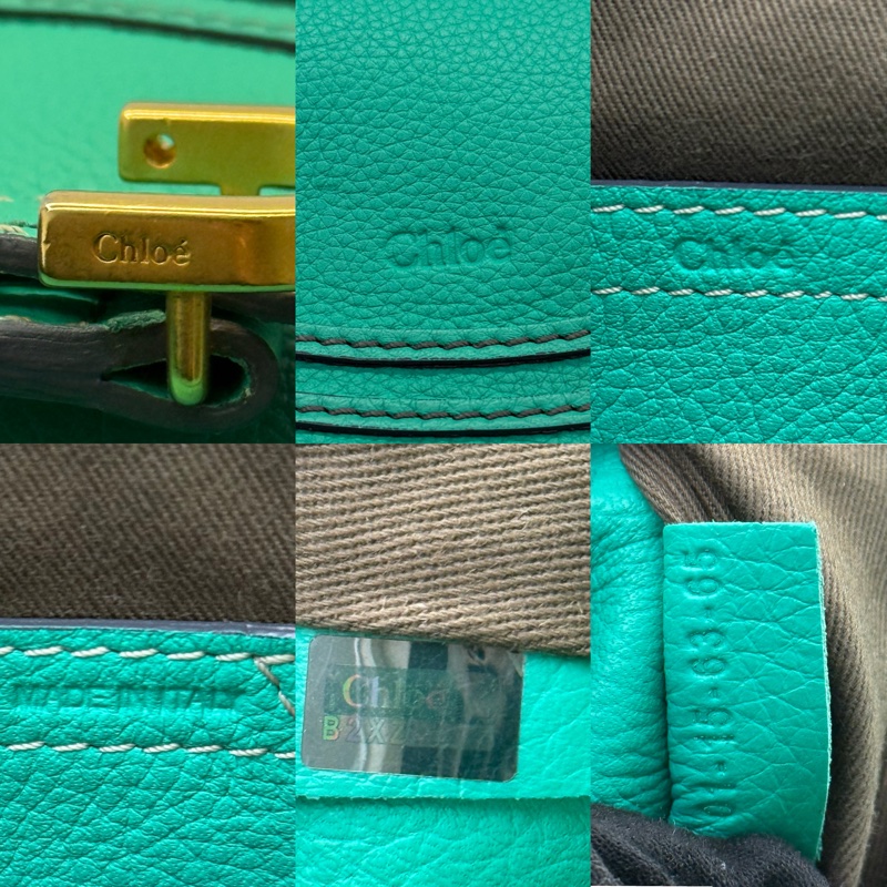 CHLOE 綠色牛皮MARCIE斜背包-7