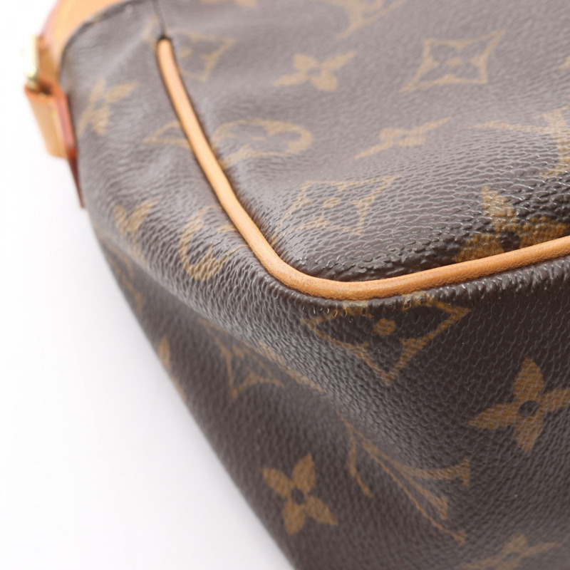 棕色 原花 帆布 Viva Cite PM 肩背包【LOUIS VUITTON LV 路易威登】 M51165-6