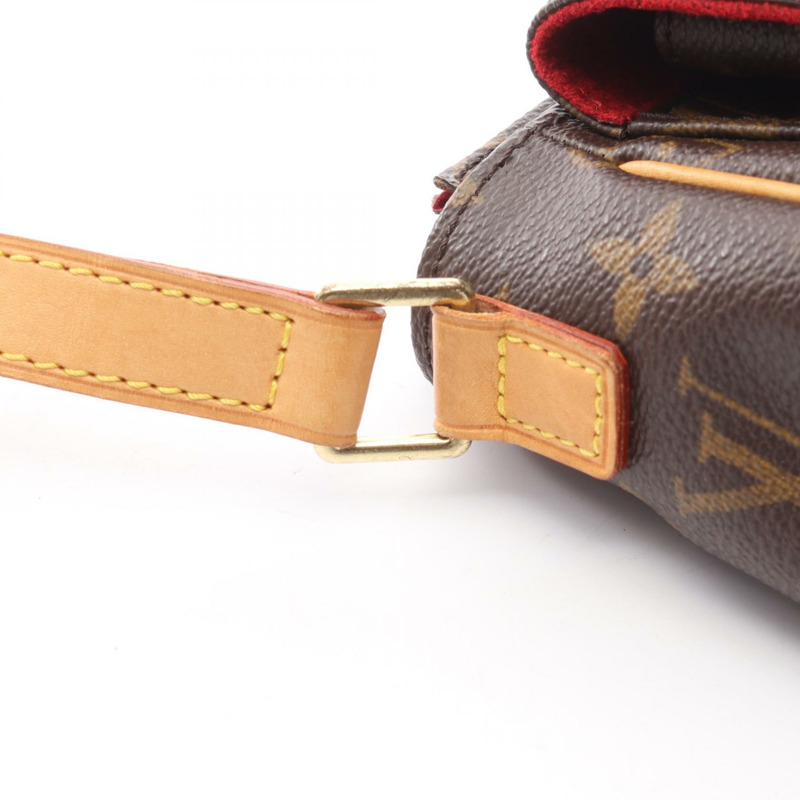 棕色 原花 帆布 Viva Cite PM 肩背包【LOUIS VUITTON LV 路易威登】 M51165-9