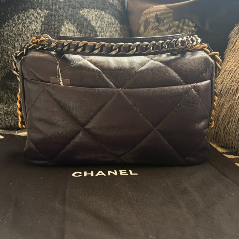 CHANEL 19 口袋包 紫色-1